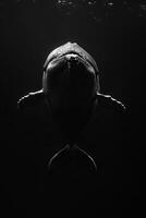 portrait studio photograph of whale photo