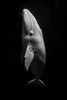 portrait studio photograph of whale photo
