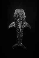 portrait studio photograph of whale shark photo