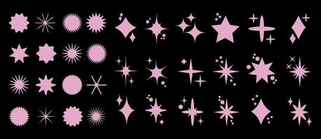 Brutal modern shape elements. Bauhaus memphis design. Abstract geometric shapes and icons. vector
