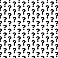 Question mark pattern on white background . Question mark background . illustration vector