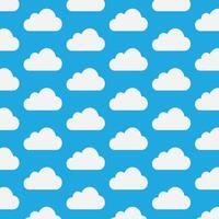 Cloud pattern on blue background . Cloud background . Cloud wallpaper . illustration vector