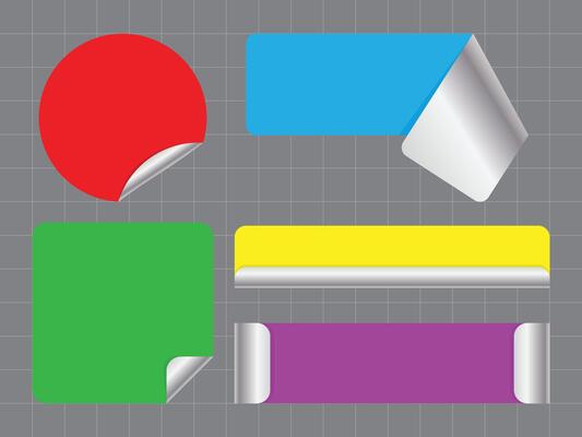 sticker label design