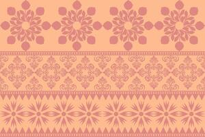 damask pattern design, geometric shapes, colored triangles, tiles, ikat, embroidery, design for fabric pattern. Carpets, pillows, shirts, pants, bedding, curtains, patterns on glasses. vector