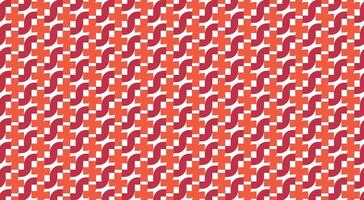 a red and white pattern with squares vector