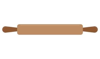 Rolling pin icon flat style isolated on white background. vector