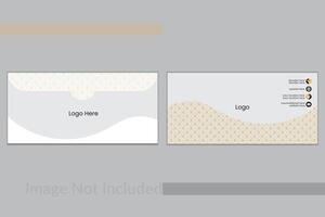 Modern Envelope Design by pattern vector