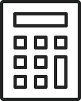 Calculator icon vector image. Suitable for mobile apps, web apps and print media.