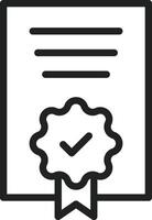 Certification icon vector image. Suitable for mobile apps, web apps and print media.