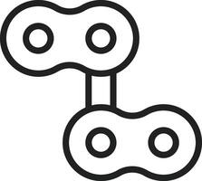 Chain icon vector image. Suitable for mobile apps, web apps and print media.