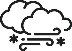 Cold Wave icon vector image. Suitable for mobile apps, web apps and print media.