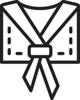 Collar icon vector image. Suitable for mobile apps, web apps and print media.