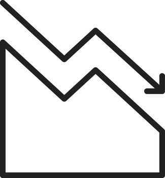 Decrease icon vector image. Suitable for mobile apps, web apps and print media.