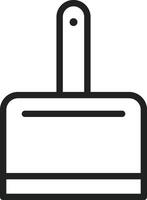 Dustpan icon vector image. Suitable for mobile apps, web apps and print media.