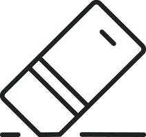 Eraser icon vector image. Suitable for mobile apps, web apps and print media.