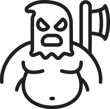 Executioner icon vector image. Suitable for mobile apps, web apps and print media.
