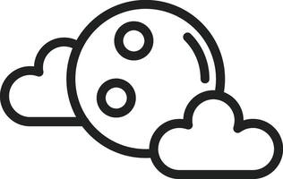 Full Moon icon vector image. Suitable for mobile apps, web apps and print media.