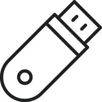 Flash Disk icon vector image. Suitable for mobile apps, web apps and print media.