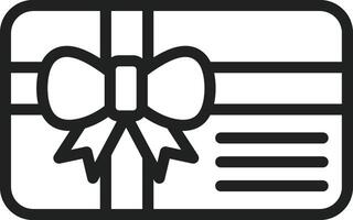 Gift Card icon vector image. Suitable for mobile apps, web apps and print media.