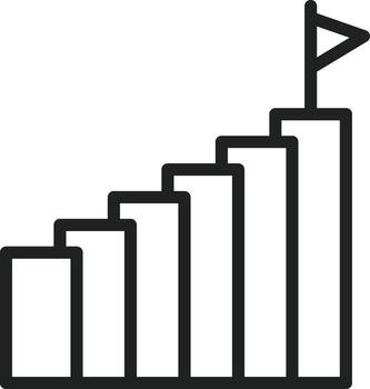 Goal icon vector image. Suitable for mobile apps, web apps and print media.