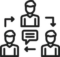 Group Chat icon vector image. Suitable for mobile apps, web apps and print media.