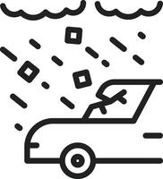 Hail icon vector image. Suitable for mobile apps, web apps and print media.