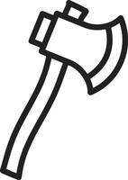 Hatchet icon vector image. Suitable for mobile apps, web apps and print media.