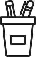Holder icon vector image. Suitable for mobile apps, web apps and print media.