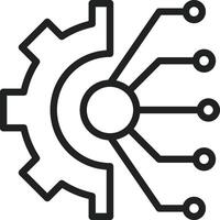 Integration icon vector image. Suitable for mobile apps, web apps and print media.