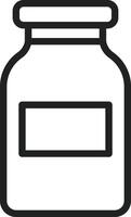 Jar icon vector image. Suitable for mobile apps, web apps and print media.