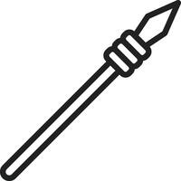 Lance icon vector image. Suitable for mobile apps, web apps and print media.