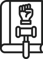Law icon vector image. Suitable for mobile apps, web apps and print media.