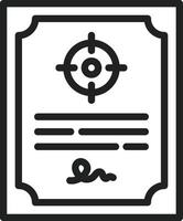 License icon vector image. Suitable for mobile apps, web apps and print media.