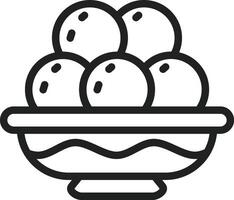 Ladoo icon vector image. Suitable for mobile apps, web apps and print media.