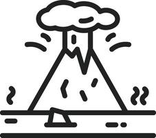 Lava icon vector image. Suitable for mobile apps, web apps and print media.