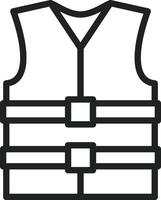 Life Vest icon vector image. Suitable for mobile apps, web apps and print media.