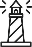 Lighthouse icon vector image. Suitable for mobile apps, web apps and print media.