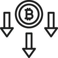 Loss icon vector image. Suitable for mobile apps, web apps and print media.
