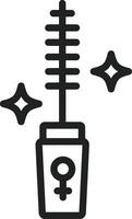 Mascara icon vector image. Suitable for mobile apps, web apps and print media.