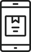 Mobile Package icon vector image. Suitable for mobile apps, web apps and print media.