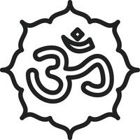 Om icon vector image. Suitable for mobile apps, web apps and print media.