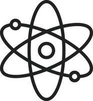 Nuclear icon vector image. Suitable for mobile apps, web apps and print media.