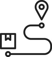 Package Tracking icon vector image. Suitable for mobile apps, web apps and print media.