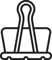 Paperclip icon vector image. Suitable for mobile apps, web apps and print media.