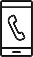 Phone Call icon vector image. Suitable for mobile apps, web apps and print media.