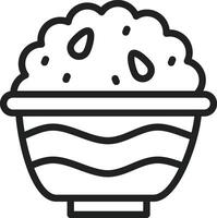 Phirni icon vector image. Suitable for mobile apps, web apps and print media.
