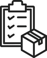 Product Specification icon vector image. Suitable for mobile apps, web apps and print media.