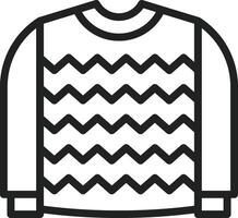 Pullover icon vector image. Suitable for mobile apps, web apps and print media.