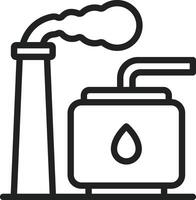 Refinery icon vector image. Suitable for mobile apps, web apps and print media.