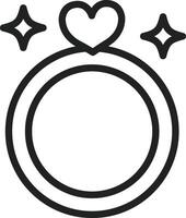 Ring icon vector image. Suitable for mobile apps, web apps and print media.